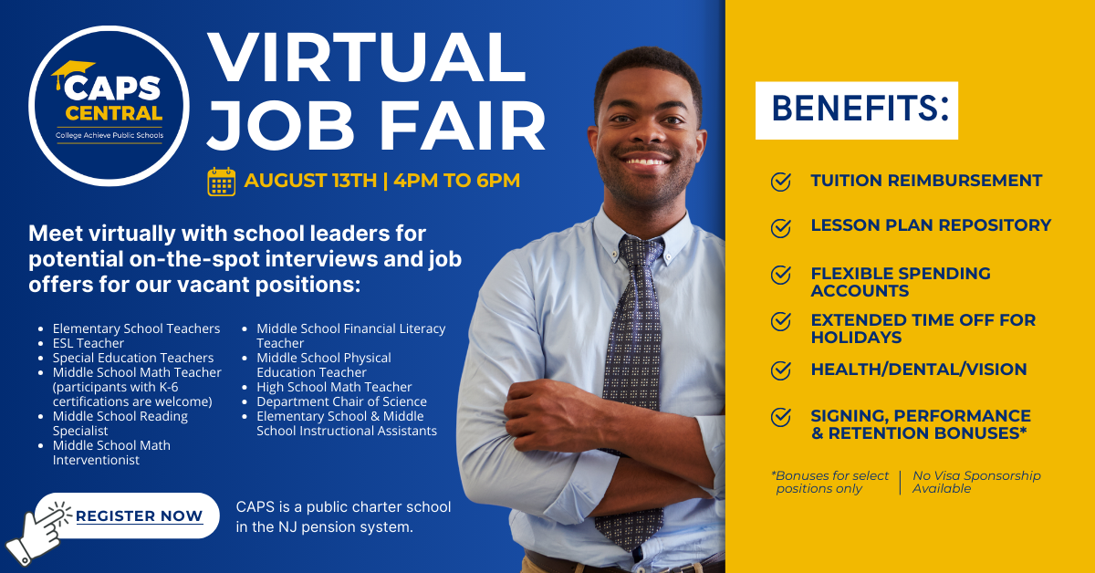 Image of young educator in classroom