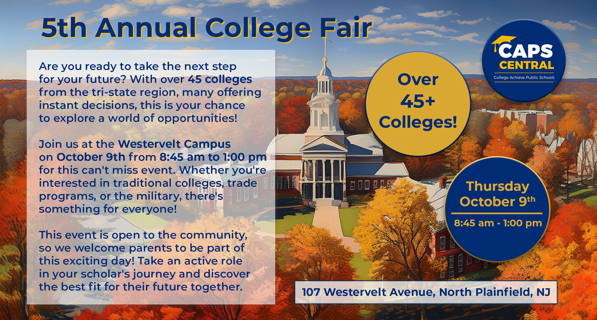Come to Central's College Fair